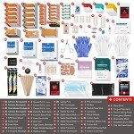 330-Piece Waterproof First Aid Kit for Emergencies
