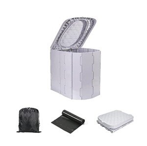 XL Portable Folding Toilet for Camping and Travel