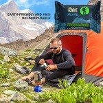 Active Outdoor Biodegradable Wet Wipes for Campers