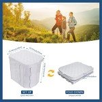 XL Portable Folding Toilet for Camping and Travel