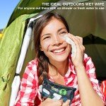 Active Outdoor Biodegradable Wet Wipes for Campers