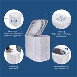 XL Portable Folding Toilet for Camping and Travel