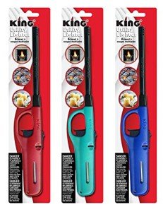 Multi-Utility Lighters - 3 Pack Assorted Colors