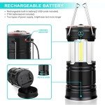 2 Pack Rechargeable Emergency Lanterns and Flashlights