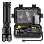 High Lumens Rechargeable LED Flashlight for Emergencies