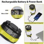Rechargeable LED Camping Lanterns with Power Bank