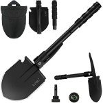 Folding Survival Shovel and Multitool for Emergencies
