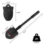 Folding Survival Shovel and Multitool for Emergencies