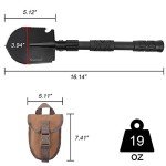 Foldable Survival Shovel for Emergencies and Camping
