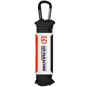 50 ft Paracord with Carabiner for Camping