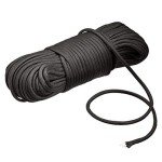 550 Paracord Rope, 100 Feet - High Strength, Black