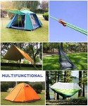 Hikeman 6 Pack Lightweight Camping Guy Lines Set