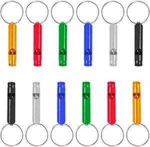 12 Extra Loud Emergency Whistles for Outdoor Safety