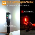 Rechargeable Safety Flashlight with Personal Alarms