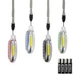 LED Whistle Light Emergency Kit - 4 Pack