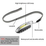 LED Whistle Light Emergency Kit - 4 Pack