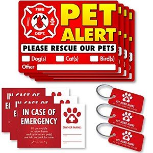 Pet Alert Stickers & Tags for Emergencies