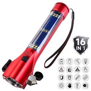 Multifunctional Solar Emergency Car Flashlight Set