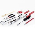 Compact 56-Piece Auto Tool Set in Zipper Case
