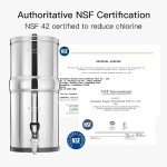 Gravity-Fed Water Filter System with Carbon Filters
