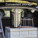 Gravity-Fed Water Filter System with Carbon Filters