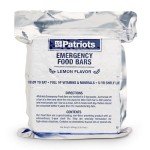 Lemon-Flavored Emergency Food Bars - 5-Year Shelf Life