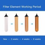FACHIOO 2.1 Gallon Stainless Steel Water Filter