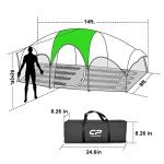 8-Person Waterproof Family Emergency Tent
