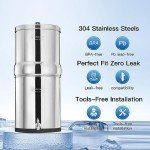 FACHIOO 2.1 Gallon Stainless Steel Water Filter