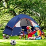 Compact 2-Person Waterproof Tent with Rainfly