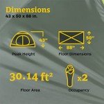 Lightweight 2-3 Person Waterproof Backpacking Tent