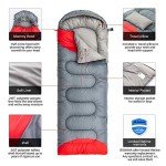 Lightweight Waterproof Sleeping Bag with Pillow