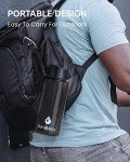 SurviMate BPA-Free Filtered Water Bottle with Straw