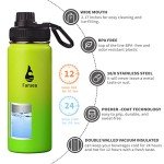 Hurricane Ready Stainless Steel Water Bottle, 18 oz