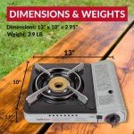 Dual Fuel Portable Stove for Emergency & Camping