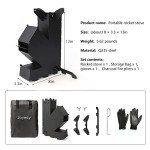 Portable Mini Wood Burning Rocket Stove for Camping
