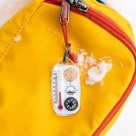 3-in-1 Zipper Pull with Compass and Thermometer