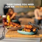 4-Piece Camping Mess Kit for Emergencies