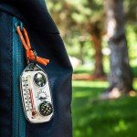 3-in-1 Zipper Pull with Compass and Thermometer