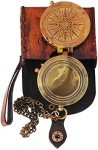 Engraved Pocket Compass for Hiking and Survival