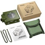Proster Waterproof Hiking Survival Compass & Carry Bag
