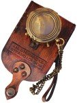 Engraved Pocket Compass for Hiking and Survival