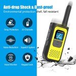 NXGKET 4-Pack Long Range Walkie Talkies for Emergencies