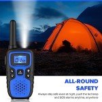 Rechargeable Long Range Walkie Talkies - 4 Pack