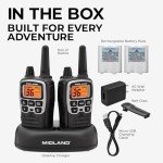 Midland T71VP3 Long Range Walkie Talkies - 2 Pack