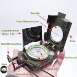 Military Compass with Fatwood Fire Starter Kit