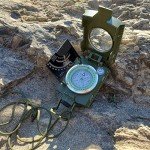 Military Compass with Fatwood Fire Starter Kit