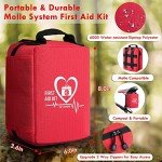 Labeled Trauma First Aid Kit for Emergencies