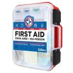 Comprehensive First Aid Kit for Emergencies - 326 Pieces