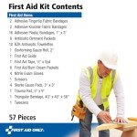 10-Person Emergency First Aid Kit - 57 Pieces